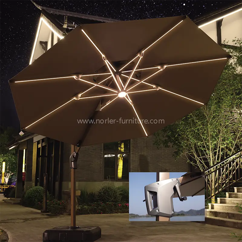 Daugiafunkcinis kiemo atsparus vandeniui Roman Parasol