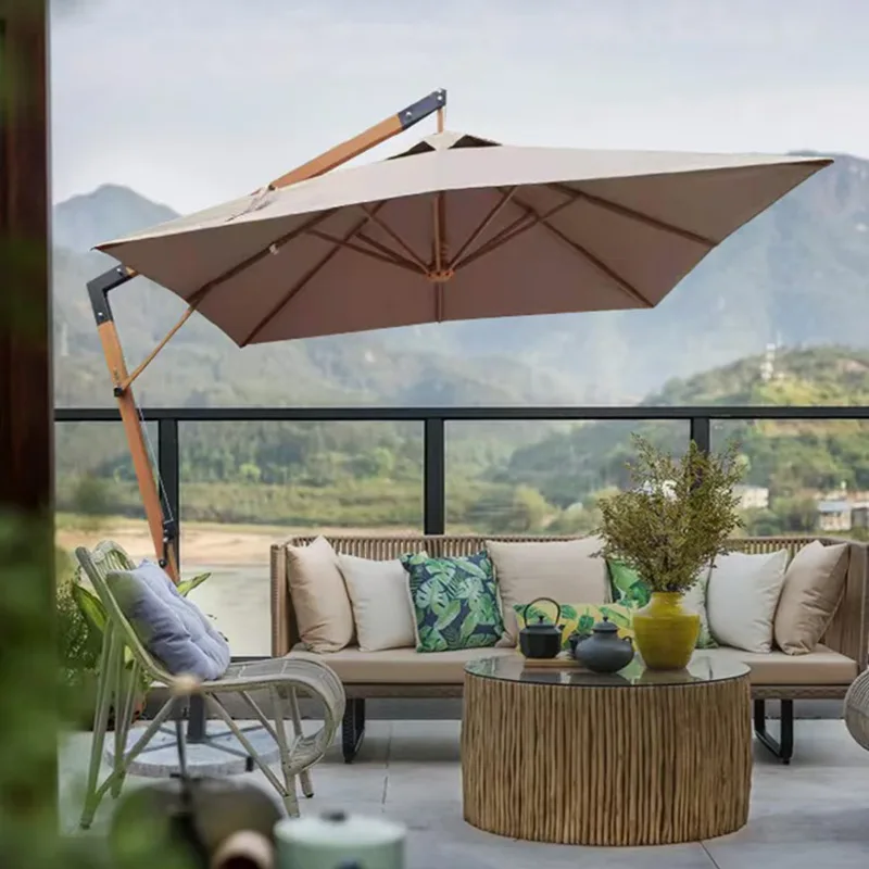 Lauko sodo paplūdimio kiemas „Parasol“