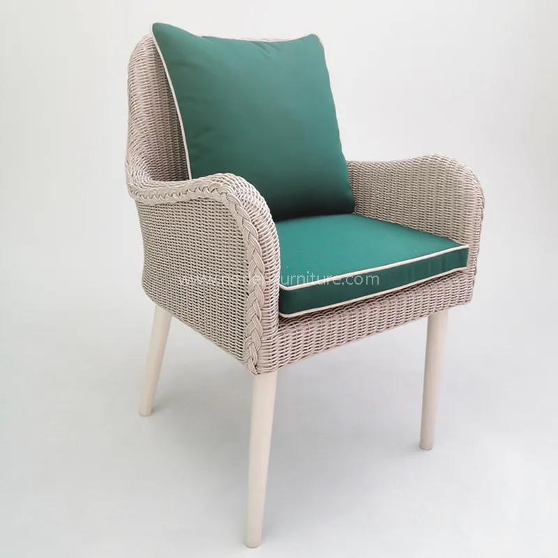 Orams atspari aliuminio PE rotango lauko laisvalaikio kėdė Orams atspari aliuminio PE rotango lauko laisvalaikio kėdė